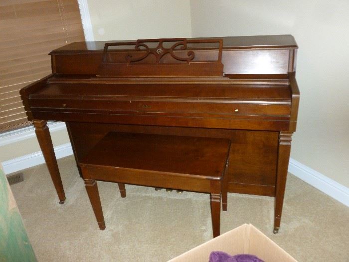 Piano may possibly be removed from the sale..if you're interested in it, please feel free to call before coming to look at it.