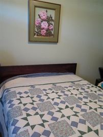 Full Size Headboard & Mattress Set