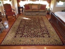100% wool 8x10 area rug