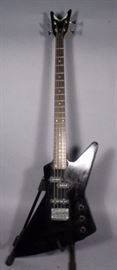 Dean Z Base Classic Black Rocker Solid Body 4-String Electric Guitar, SN# D20051387, Korea Import