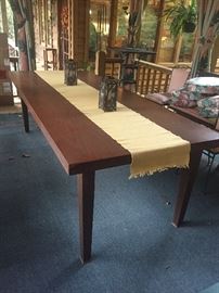Large deck table (hand made)