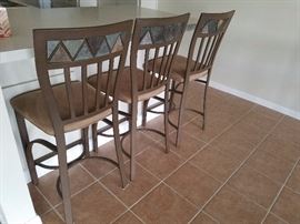 Matching bar stools