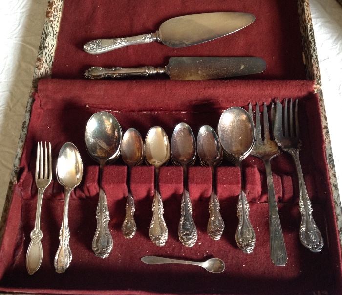 Old 1835 Rogers Silverplate in original box