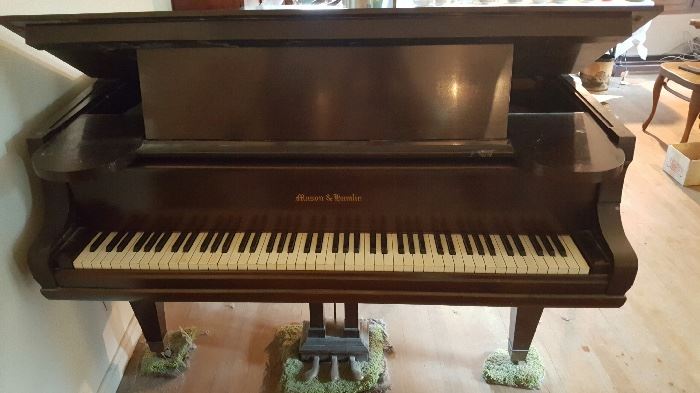 1920s Mason & Hamlin grand piano Model A with bench ( internet showed selling restored at $35,000) We need to sell it!! Make offer.