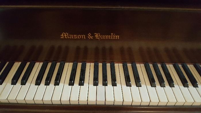 Ivory keys 1920s Mason & Hamlin grand piano Model A with bench ( internet showed selling restored at $35,000) We need to sell it!! Make offer.