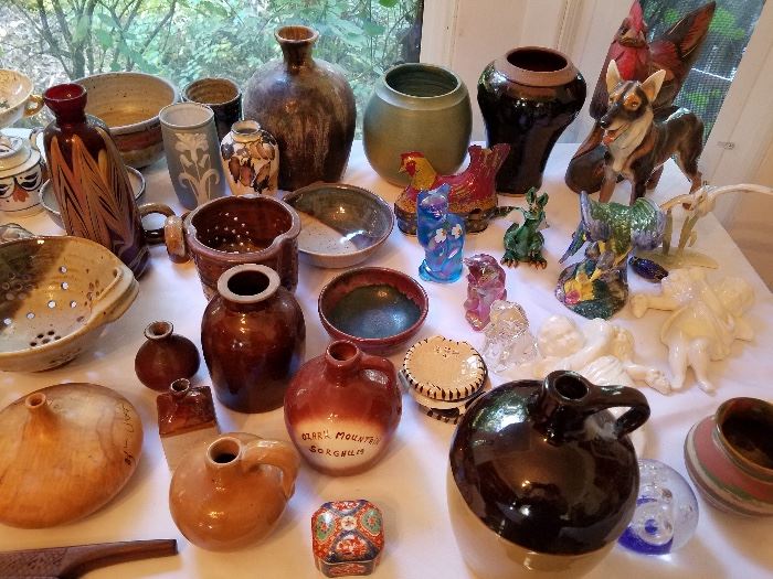 So much art pottery 