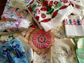 Old Linens galore