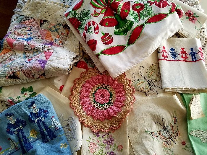 Old Linens galore 