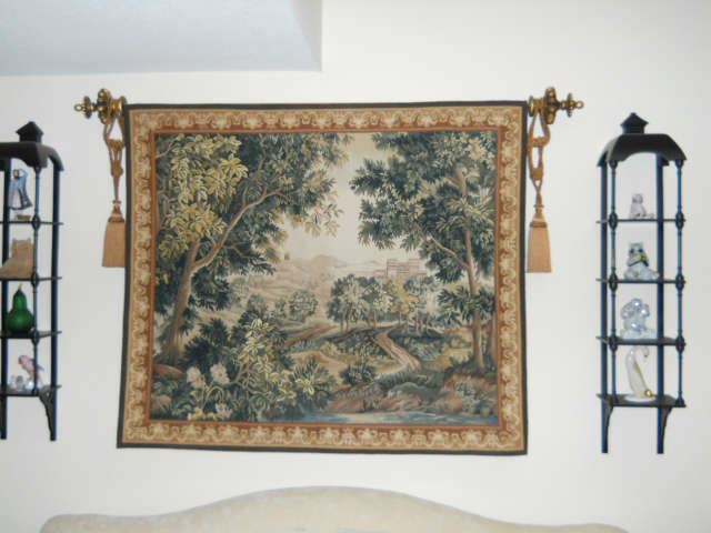 hand woven tapestry from neiman marcus cost 1,200 very fine woven 350.oo