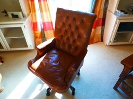 Hickory Leather Office Chair