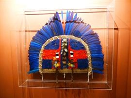 Brazilian Ype Tapirape Indian Warrior Mask