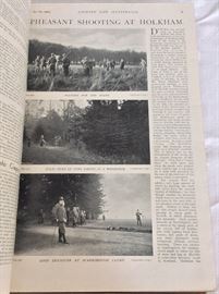 Contemporary photographs of the turn of the century well-to-do. (Two volume bound set of Country Life Illustrated, Jan-Dec 1899)