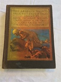 The Arabian Nights, Maxfield Parrish Illustrated Edition, 1912 Printing. 12 illustrations. 