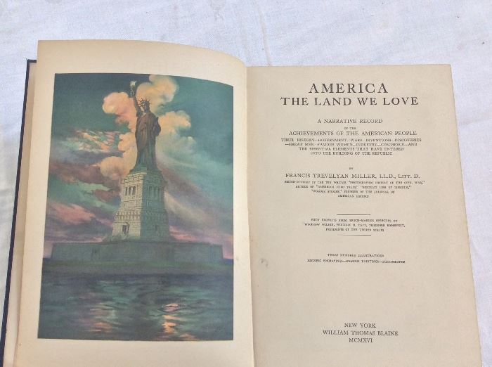 America: The Land we Love. Francis Miller, 1916.