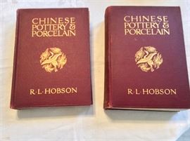 Chinese Pottery & Porcelain Volumes I and II, R.L. Hobson, 1915. This Edition is limited to 1,500 copies of which this is No. 1043.