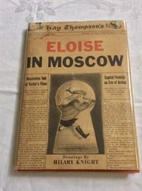 Eloise in Moscow, Kay Thompson, Drawings by Hilary Knight, 1959. First Printing. 