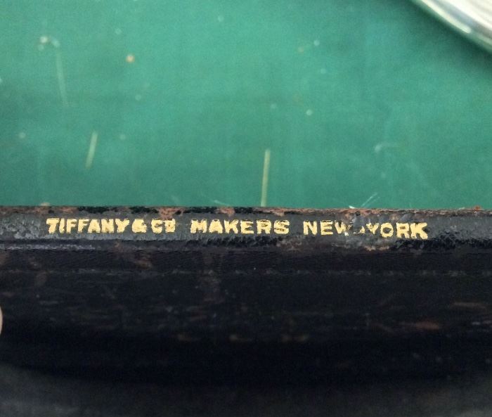 Tiffany & Co. Makers New York mark on Travel Case. 