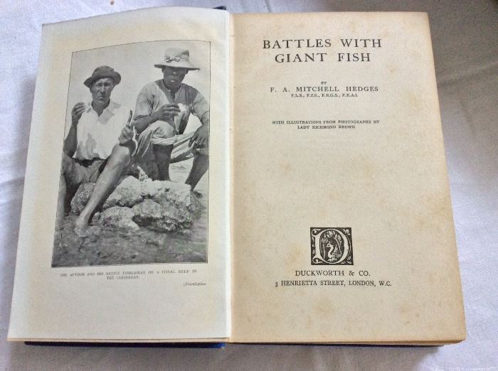 Battles with Giant Fish, F.A. Mitchell Hedges, 