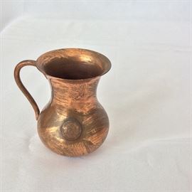 Copper cup, Intercontinental Hotel. Istanbul. 