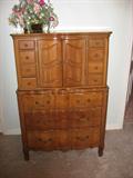 Great Maple chest of drawers as part of Master bedroom suite.