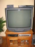 36" Sony TV also has Sony Surround Sound and DVD player & VHS player.