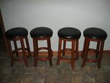 Four matching bar stools