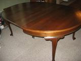 Dining Room Walnut table with two leaves.
