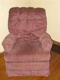 Mauve colored chair in great condition
