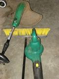 Weed Eater, Blower and push broom