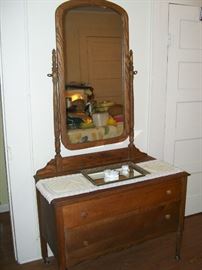 Nice antique oak low-boy dresser