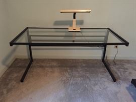 Metal & Glass Desk
