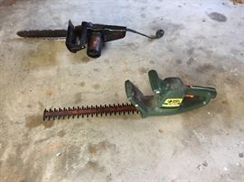 Electric Chainsaw & Hedge Trimmers