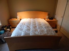 Dania Furniture Bed and nightstands