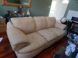 Italian leather sofa