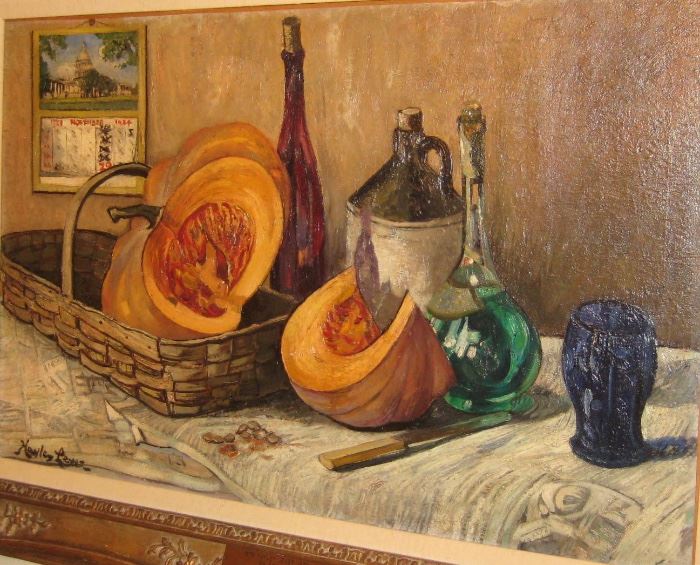 Important American Still Life Oil Painting
