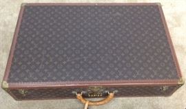 Vintage Louis Vuitton Hard Suitcasr, one of two