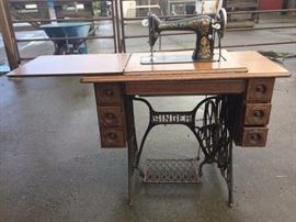 Antique Singer sewing machine