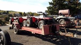 Fourwheelers & Trailer