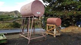 Fuel Tanks on stands