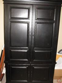 Haverty's TV cabinet - measures about 42" wide, 23" deep, 76" high