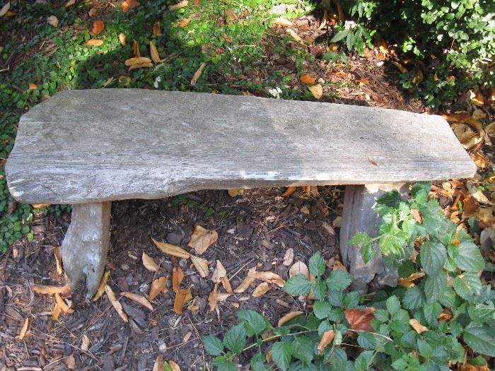Outdoor garden bench