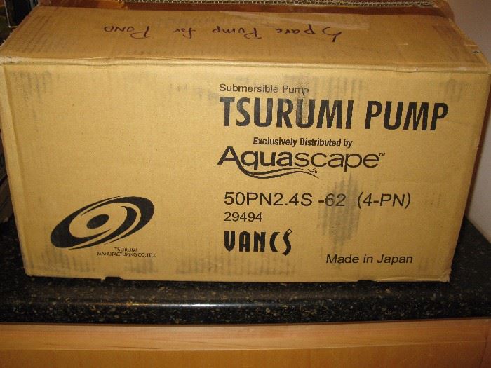 New in box Tsurumi pump