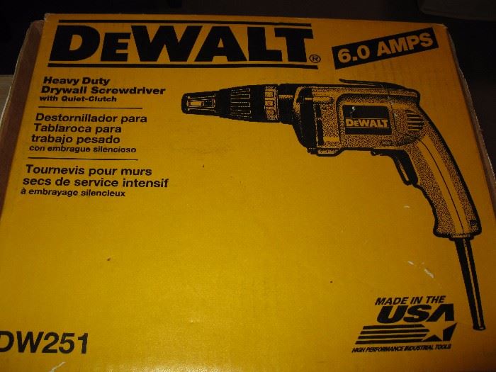 DeWalt heavy duty drywall screwdriver