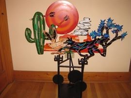 This is a Prescott piece from 1989 valued at 15K, I will talk to all serious buyers looking for fair offer. This piece swings and can see video on FB Lynn's Estate Sales Inc