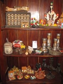 Sculpture, pottery and collectibles from around the world. 