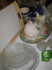 Fitz and Floyd and crystal ware