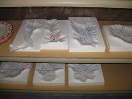 Set of 7 Unique dishware - Each representing a different European country