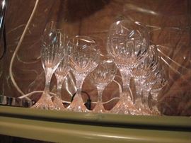 Baccarat Messina crystal ware 8 pieces