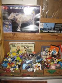 Skilcraft Visible Cow model kit, more Disney and McDonalds toys from around the world