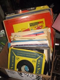 a box of 45s